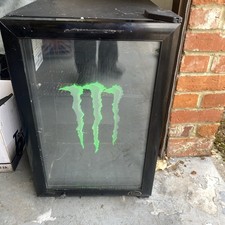 Monster Energy Drink Mini Fridge Black Pub Home Garden Garage Workshop 220V-240V