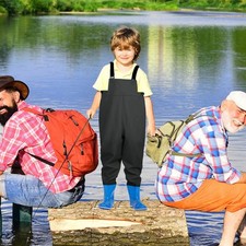 Kids Chest Waders Youth Fishing Waders for Toddler Children Waterproof WadersNEW