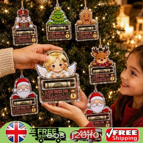 Christmas money gift holder - money,