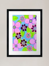 Pastel Pink Flowers Painting