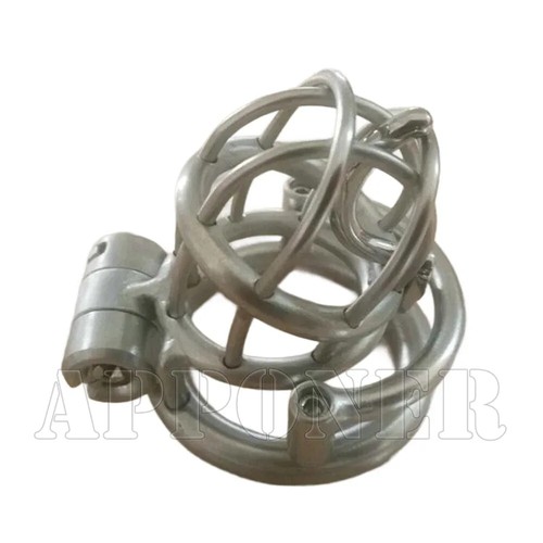 Metal chastity cage with - metal,