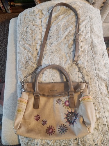 Desigual shoulder bag floral - desigual,