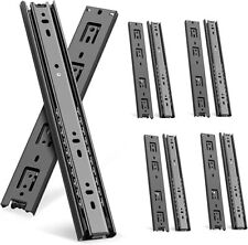 AOLISHENG 5 Pair Drawer Runners Drawer Slides 550mm 45kg Load Capacity Heavy Dut