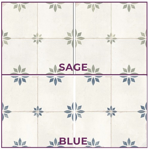 Traditional floral delft - floral,