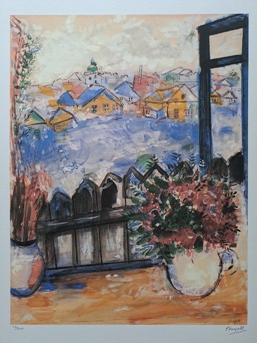 Marc chagall signed - signed, window