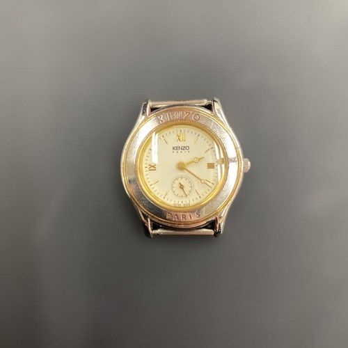 Kenzo gold analog watch - kenzo,