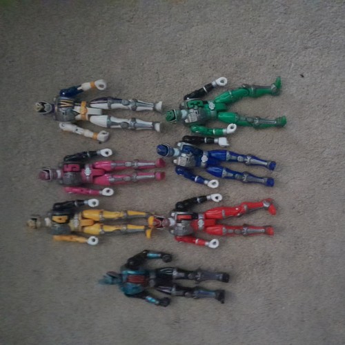 Power rangers job lot - rangers,