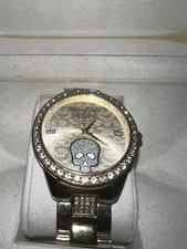 GENTS MARC ECKO 1972 HAVOC SKULL CZ WATCH