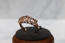 9ct Rose Gold Morganite Half