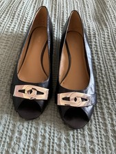 Nine West Black Wedge Low Heel