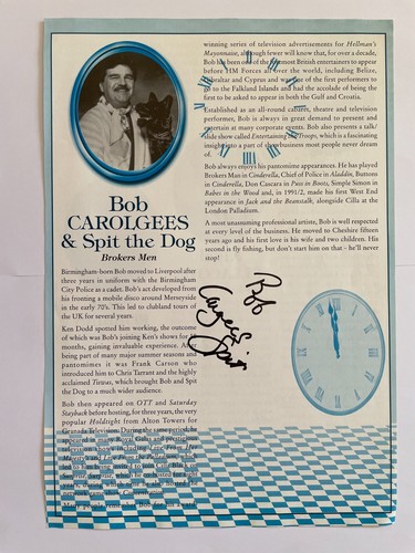 Bob carolgees spit - spit, dog