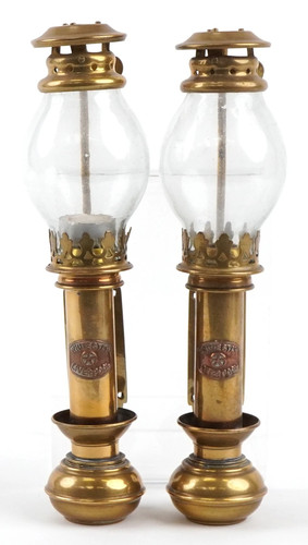 Antique pair white star line - pair,