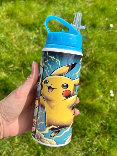 Custom blue water - blue, bottle