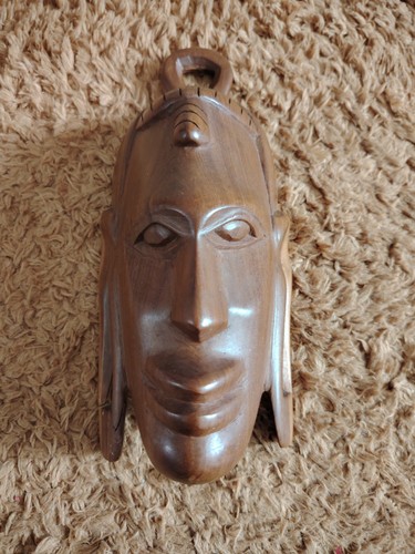 Vintage african hardwood wall - vintage,