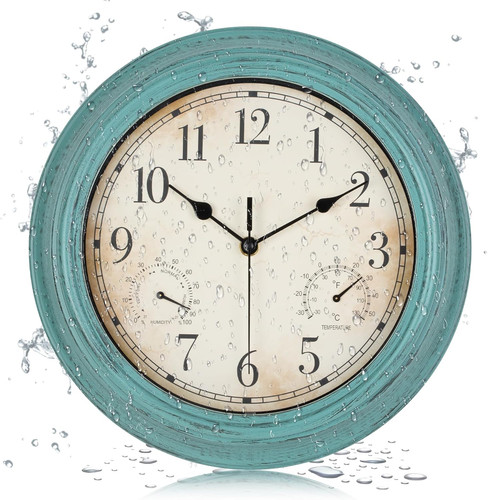 Outdoor garden wall clock - wall,