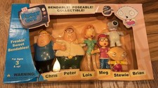 Rare Family Guy Freakin Sweet Bendable Figures Set - Season 2 Unopened (c 2005)