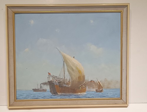 James kirby original - a, oil