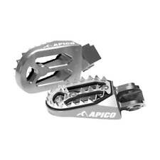 Apico Pro-Bite Foot Pegs HONDA CRF250R/X/RX 04-25, CRF450R/X/RX 02-25 Titanium