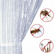 String Curtain Panels Door Fly Screen Room Divider Net Hanging Glitter Curtain..