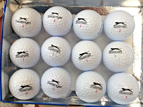 Used slazenger golf balls - used,