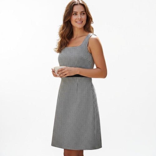 Ann taylor silk black gingham - taylor,
