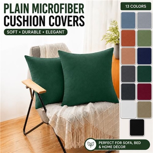 Plain dyed cushion covers - cushion,