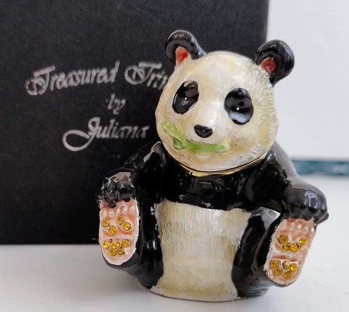 Panda bear metal trinket - metal,