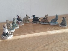 Vintage: 1997 9 x Tetley Tea Animal/Bird Ornaments