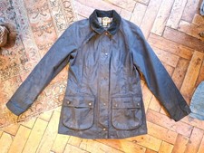 Vintage Ladies Barbour Beadnell Wax Jacket UK8