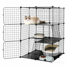 3 Tiers Cat Dog Cage Indoor