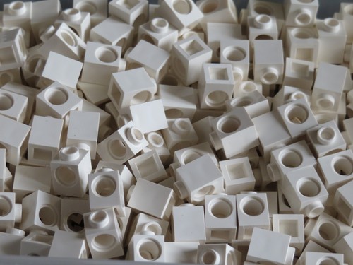 Lego white technic brick - technic,,