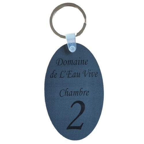 Large keychain plexi engraved