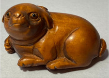 Netsuke Antique dog netsuke