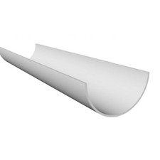 Clearance white round - round, gutter