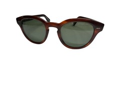 OLIVER PEOPLES Cary Grant Tortoise Polarized Sunglasses With Case - Sz 50