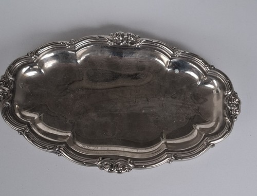 Vintage silver plated tray - vintage, silver-plated