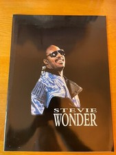 Stevie Wonder Programme 1987 With Ticket Glued Inside