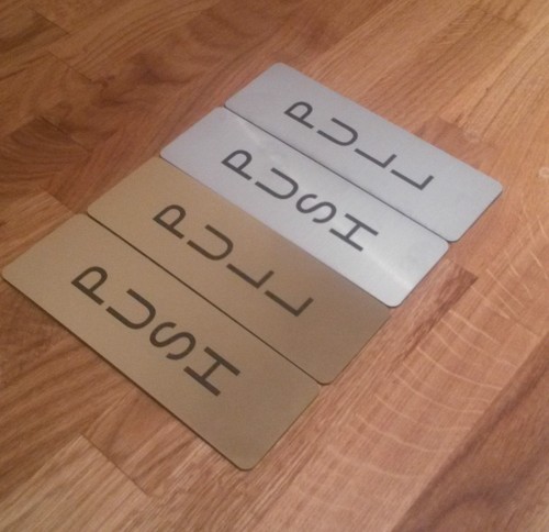Push and pull door signs - and,