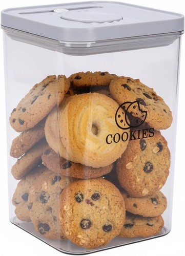 Biscuit tin with - biscuit,