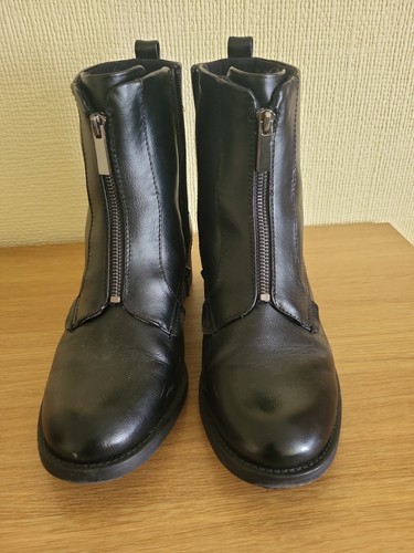 Evans black ankle boots - boots,, size