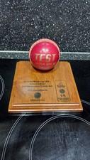 Cricket World Cup 1999 Commemorative Cricket Ball On Stand