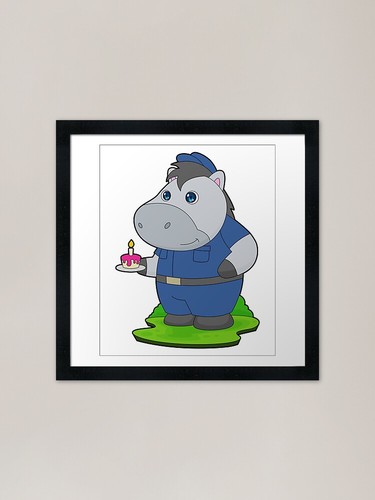 Horse cop birthday police - birthday,