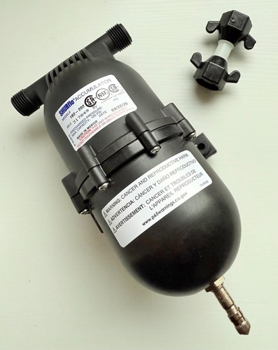 Shurflo accumulator tank - accumulator, +