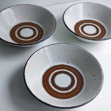 MIDWINTER STONEHENGE EARTH SOUP/CEREAL BOWLS x 3