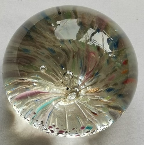 Antique hand blown paperweight - antique,