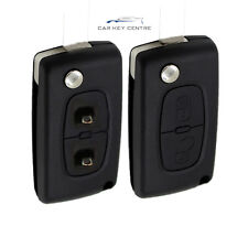 Repair for Citroen 2 button Flip Remote Fob Key Case Blade C2 C3 C4 Berlingo DS3