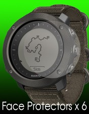 Suunto Traverse Alpha watch face protectors x 6 ... WATCH NOT INCLUDED