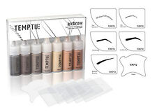 TEMPTU S/B AIRBROW make-up kit STENCILS Airbrush Eyebrows Definer Makeup Color