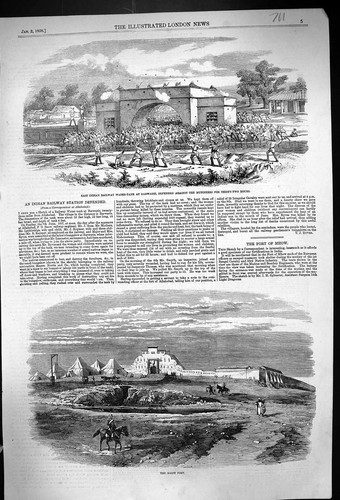 Old 1858 indian - indian, railway