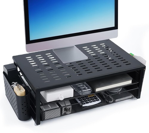 Monitor stand riser with - stand,
